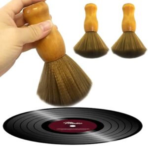 Escova de limpeza de discos de vinil, kit de limpeza para toca-discos de álbuns, limpador de discos LP macio, acessórios para toca-discos (Discos de Vinil)