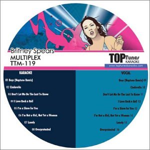 Britney Spears Top Tunes M Series Karaoke Multiplex CDG TTM-119 - Britney Spears (CDs)