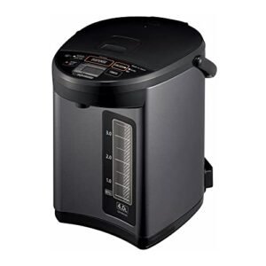 Zojirushi Caldeira e aquecedor de água CD-NAC40BM Micom, 4,0 litros, preto metálico (CDs)