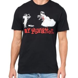My Chemical Romance Camiseta unissex adulto Cupido, Preto, P (CDs)