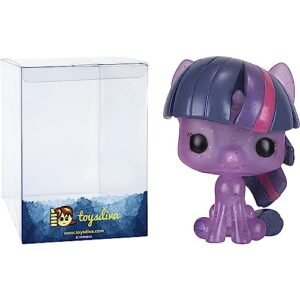 Twilight Sparkl e [Glitter] (Toys R Us Exc): P o p ! Conjunto de estatuetas de vinil com 1 protetor gráfico compatível (10114 - B) (Discos de Vinil)