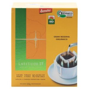 Latitude 13 Café Gran Reserva Orgânico Dripcoffe 100G 10 Sachês (Café)