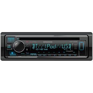 Kenwood KDC-X305 eXcelon CD Car Stereo Receiver w/Bluetooth Hands Free Calling, AM/FM Radio, USB, Amazon Alexa Built Ready, Variable Color Illumination (CDs)