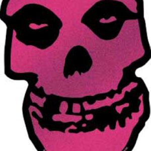 C&D Visionary Licenses Products Misfits Pink Skull Glitter Sticker (CDs)
