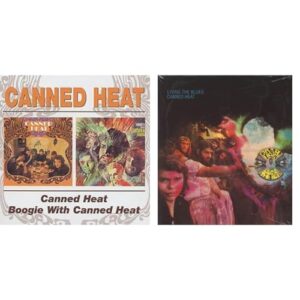 CIK Canned Heat / Boogie With Canned Heat (Remastered) & Living The Blues (Remastered) Compact Disk Set (CDs)