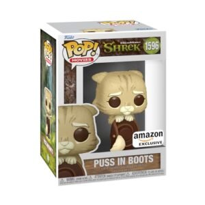Boneco Funko Pop! DreamWorks Shrek 30 Anos - Gato de Botas (Sepia) (Bonecos)