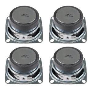 4 pçs 3W 5.1 cm alto-falante 78 mm 5.1 cm 4 ohm som som home theater alto-falante faixa de frequência completa alto-falante estéreo Woofer para TV LCD computador DIY Boom Box (Equipamentos)