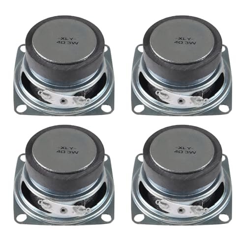 4 pçs 3W 5.1 cm alto-falante 78 mm 5.1 cm 4 ohm som som home theater alto-falante faixa de frequência completa alto-falante estéreo Woofer para TV LCD computador DIY Boom Box (Equipamentos)