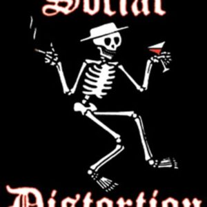 Licenses Products Social Distortion Skeleton Sticker (CDs)