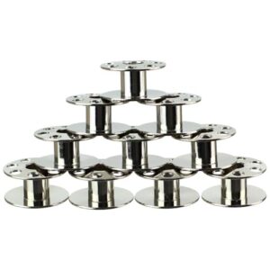 10 bobinas de metal para Elna Star, SU, TSP, Carina, Lotus, Stella, Elnita, Air Electronic # 426000, CD-426000 (CDs)