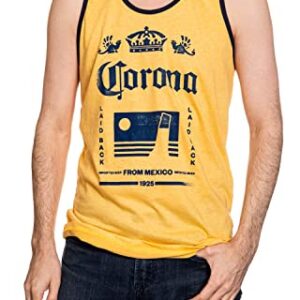 Regata masculina Corona Laid Back, Heather - ouro, Medium (Cervejas)