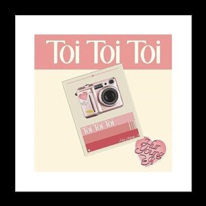 KARA Hur Youngji Toi Toi Toi 1º álbum único CD + álbum de fotos + cabide de porta + cartão postal + adesivo+bilhete + cartão de foto + rastreamento selado YOUNG JI (CDs)