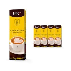 3 Corações Pack Cápsula De Cappuccino Doce De Leite Havanna TRES - 40 un. (Café)