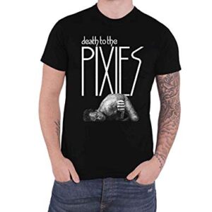 Pixies Camiseta masculina Death to The Slim Fit Preta, Preto, P (CDs)
