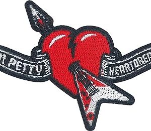 C&D Visionary Logotipo Tom Petty Modern Patch, vermelho, preto (CDs)