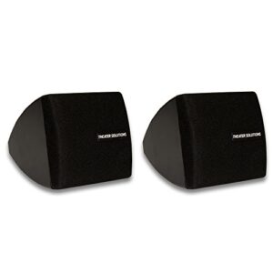 Theater Solutions Par de alto-falantes pretos montáveis para ambientes internos TS30B (Equipamentos)