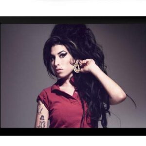 Quadro Amy Winehouse Musica Foto Poster Moldurado (CDs)