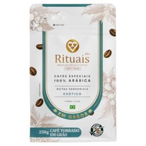 3 Corações Café Torrado em Grãos Rituais 85+, Aroma Exótico, 250g (Café)