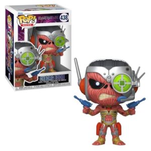 Boneco Funko Pop! Rocks Iron Maiden - Cyborg Eddie (Discos de Vinil)