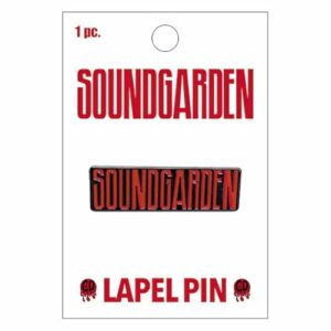 C&D Visionary Broche de lapela de metal com logotipo Soundgarden, vermelho, preto (CDs)