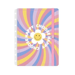 Capa e Contracapa Iscool Disc Para Caderno M Retro Choose Happy (CDs)
