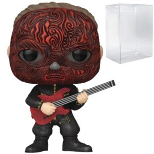 POP Rocks: Slipknot - Boneco de vinil do V-Man (VMan) Funko (incluído com caixa protetora compatível), multicolorido, 9,5 cm (Discos de Vinil)