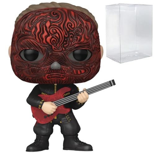 POP Rocks: Slipknot - Boneco de vinil do V-Man (VMan) Funko (incluído com caixa protetora compatível), multicolorido, 9,5 cm (Discos de Vinil)