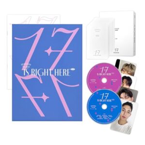 SEVENTEEN - BEST ALBUM [17 IS RIGHT HERE] (DEAR Ver. - Random Ver.) Ounbox + Hardcover Binder + Booklet + Lyric Book + CD-R + Random Photocard + 2 Pin badges + 4 Extra Photocards - SEVENTEEN (CDs)