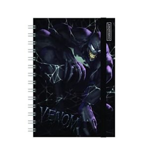 Caderno CD College (1x1) - Wire O - 80fls - 70gr. - Microserrilha - 4 furos - Bolso Duplo - Elástico - BJ, DMW Bags, 11830, Colorido (CDs)