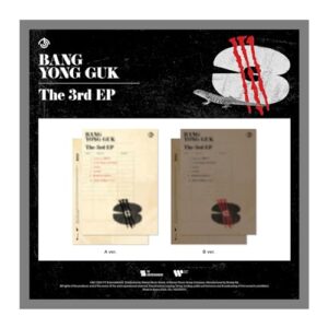 B.A.P BANG YONGGUK 3 3rd EP Album Random Version CD+1p Folding Poster on Pack+64p PhotoBook+2p PhotoCard+1ea Sticker+Tracking Sealed (CDs)