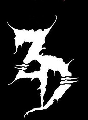 CCI Creative Concept Ideas Adesivo de vinil Zeds Dead Logo EDM DJ Logo |Carros Caminhões Paredes Laptop|Branco|14 x 10 cm|CCI262 (Discos de Vinil)
