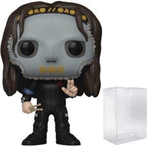 POP Rocks: Slipknot - Boneco de vinil Funko de Jay Weinberg (incluído com capa protetora compatível), multicolorido, 9,5 cm (Discos de Vinil)