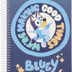 Jandaia - Caderno Espiral Universitário CD 1 Matéria 80 Fls Bluey We're Making Good Times FSC (CDs)