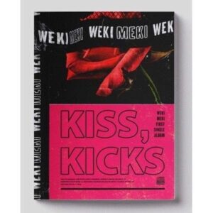 Weki Meki – [Kiss,Kicks]1º álbum Kiss CD+PhotoBook+PhotoCard+Post K-POP selado (CDs)