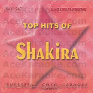 Karaoke Music CDG: Superstar CDG SKG547 - Shakira Karaoke CDG (New) (CDs)