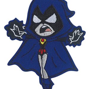 C&D Visionary Patch Teen Titans Go Raven azul, cinza, preto (CDs)