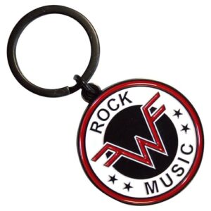 Chaveiro Weezer Rock Music Emblem Band Logo Chaveiro Branco, Branco, One Size (CDs)