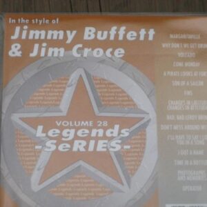 LEGENDS Karaoke CDG Vol. 28 Hits of JIMMY BUFFETT and JIM CROCE (CDs)