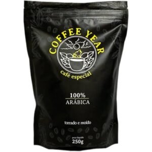 Coffee Year Café Especial, 100% Arábica Torrado e Moído, 250g, Pontuação 82+, Notas de Chocolate (Café)