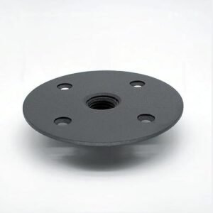 KROYWACHS 1 peça de acessórios para caixa de alto-falante alto com cartola, flange de montagem de alto-falante DJ 118 mm M20 Thread Top Hat Aço para Subwoofer Home Theater Mixer de áudio profissional (Equipamentos)