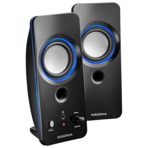 INSIGNIA Cabos e componentes de áudio premium – Som de alta fidelidade, materiais duráveis, compatível com Home Theater, Studio e sistemas Hi-Fi (alto-falantes Bluetooth que mudam de cor, tamanho (Equipamentos)