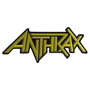 C&D Visionary Patch traseiro grande com logotipo Anthrax, multicolorido (CDs)
