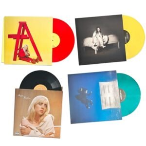 BillieEilish Complete Vinyl Discography Collection: Don't Smile At Me / When We All Fall Asleep, Where Do We Go? / Happier Than Ever / Hit Me Hard and Soft - Billie Eilish (Discos de Vinil)