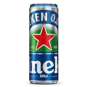 Heineken Cerveja Lager Sem Alcool, Lata 350ml (Cervejas)