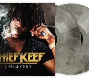 Finally Rich - Exclusive Limited Edition Silver & Black Galaxy Colored Vinyl 2LP - Chief Keef (Discos de Vinil)