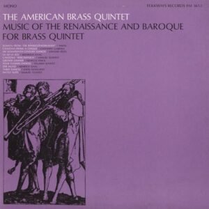 Music of Renaissance & Baroque for Brass Quintet - American Brass Quintet (CDs)