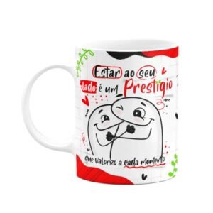 JPS INFO, Caneca Flork P?scoa - Estar ao seu lado ? um prest?gio (Café)