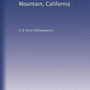 Magmatic carbon dioxide emissions at Mammoth Mountain, California: Volume 22 - Farrar, C. D. (CDs)