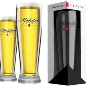 Jogo 2 Copos P Cerveja E Chopp Michelob Ultra Oficial 450ml (Cervejas)