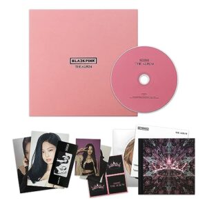 BLACKPINK - [THE ALBUM] (VERSION #2) Hardcover Photobook + Postcard Set + Credits Sheet + Lyrics Booklet + Photocard + Postcard + Sticker + Mounted Photocard + CD + 2 Pin Badges + 4 Extra Photocards - BLACKPINK (CDs)
